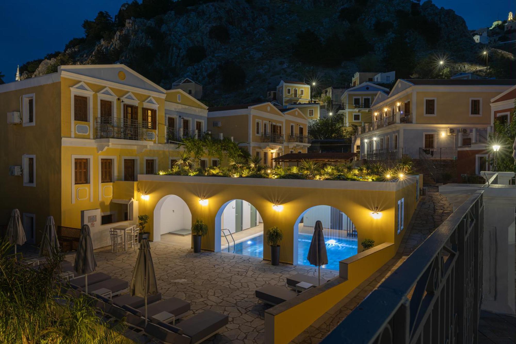 Opera House Hotel Symi Exterior foto